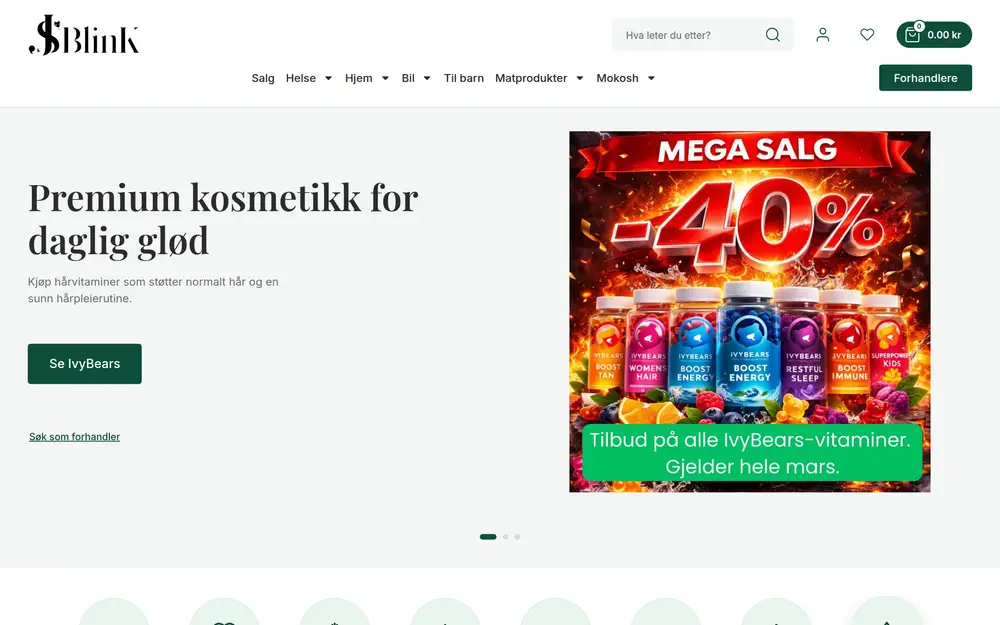 JS Blink-nettbutikken