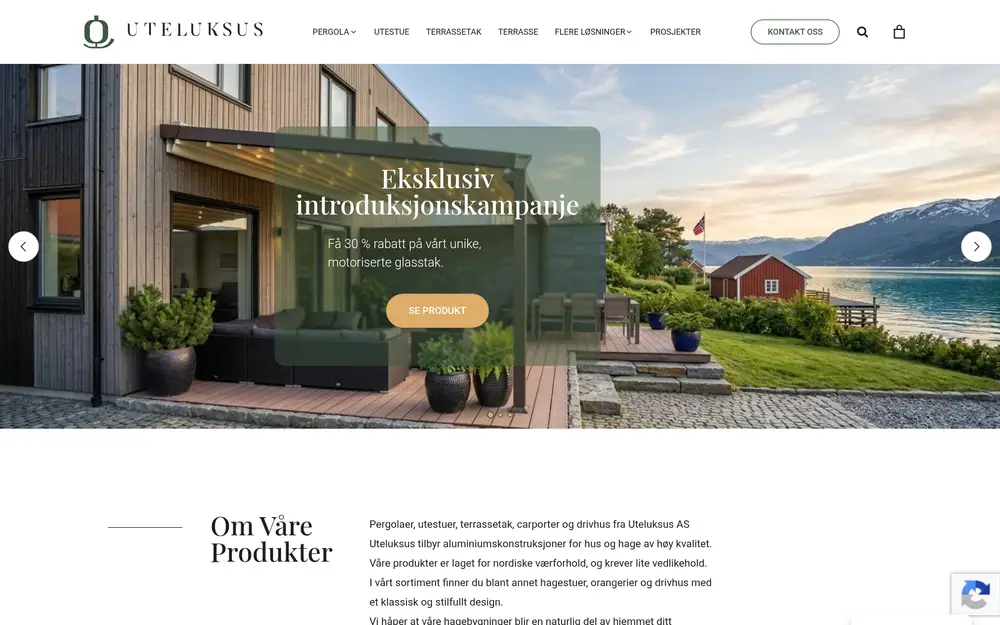 Uteluksus-nettsiden